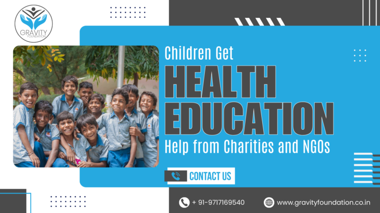 Children Get Health Education Help from Charities and NGOs