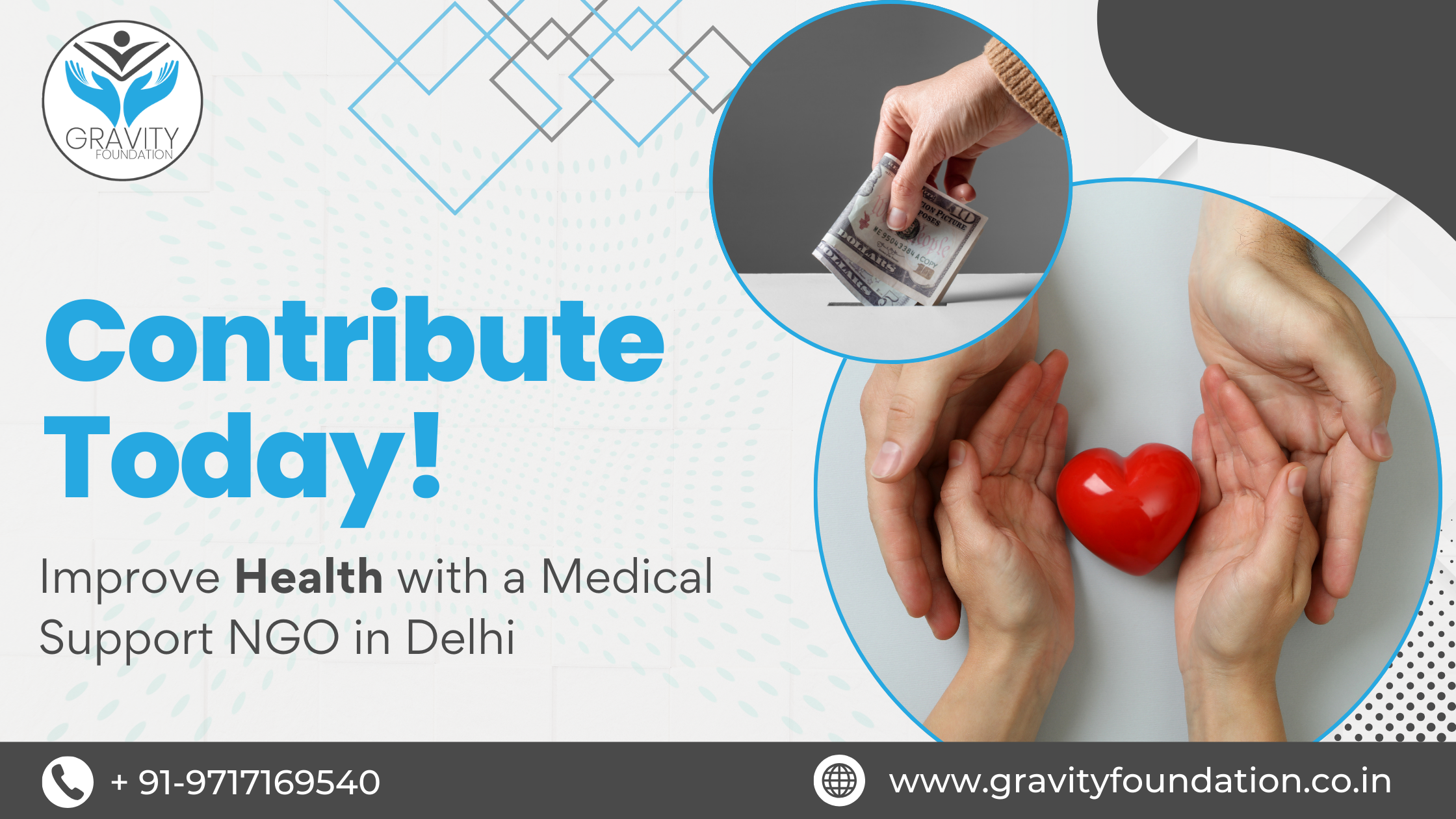 Contribute Today! Improve Health with a Medical Support NGO in Delhi